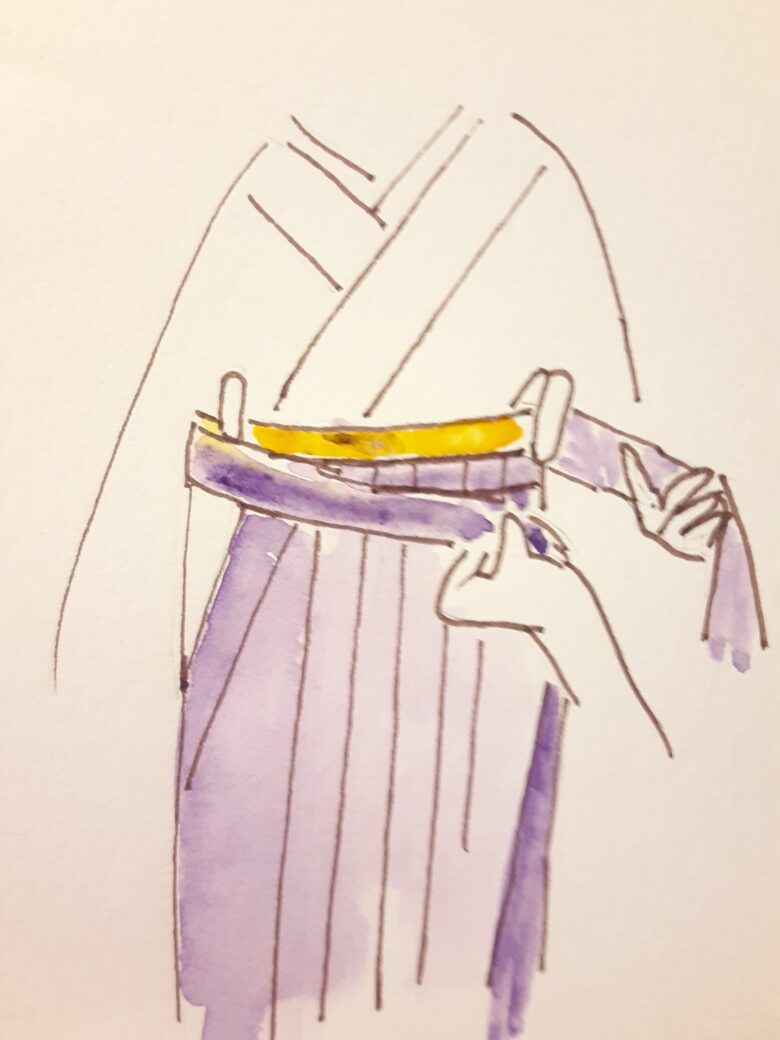 袴の着付け5-1