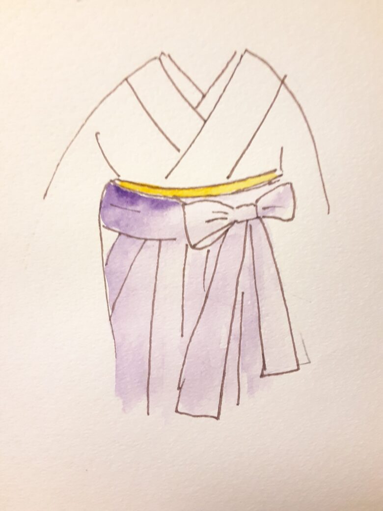 袴の着付け14