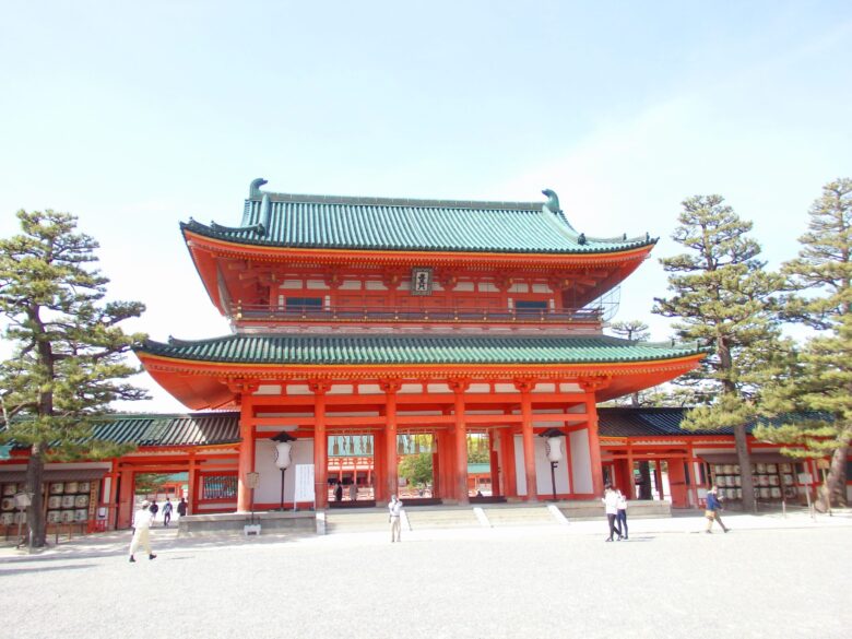 映画『きのう何食べた？』京都ロケ地の平安神宮を撮影した写真