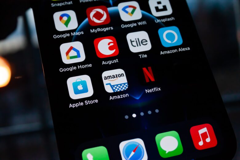 スマホのAmazonアプリ画面