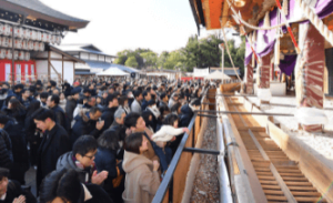 八坂神社初詣を撮影した写真