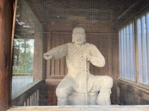 石切神社の絵馬殿の神さまを撮影した写真