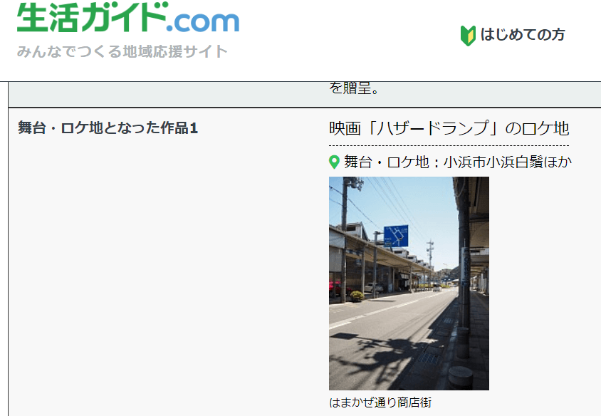 福井県はまかぜ商店街を撮影した写真